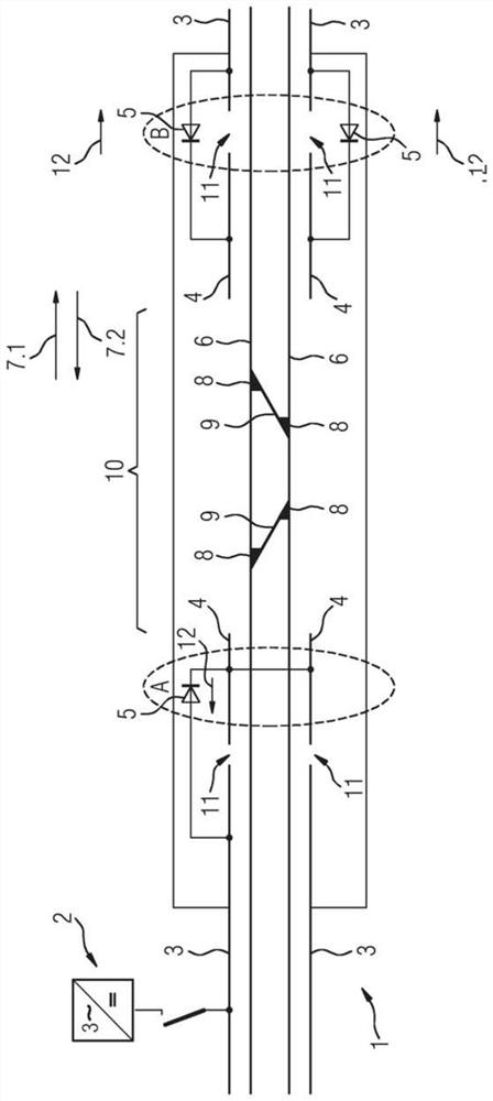 Sliding wire device