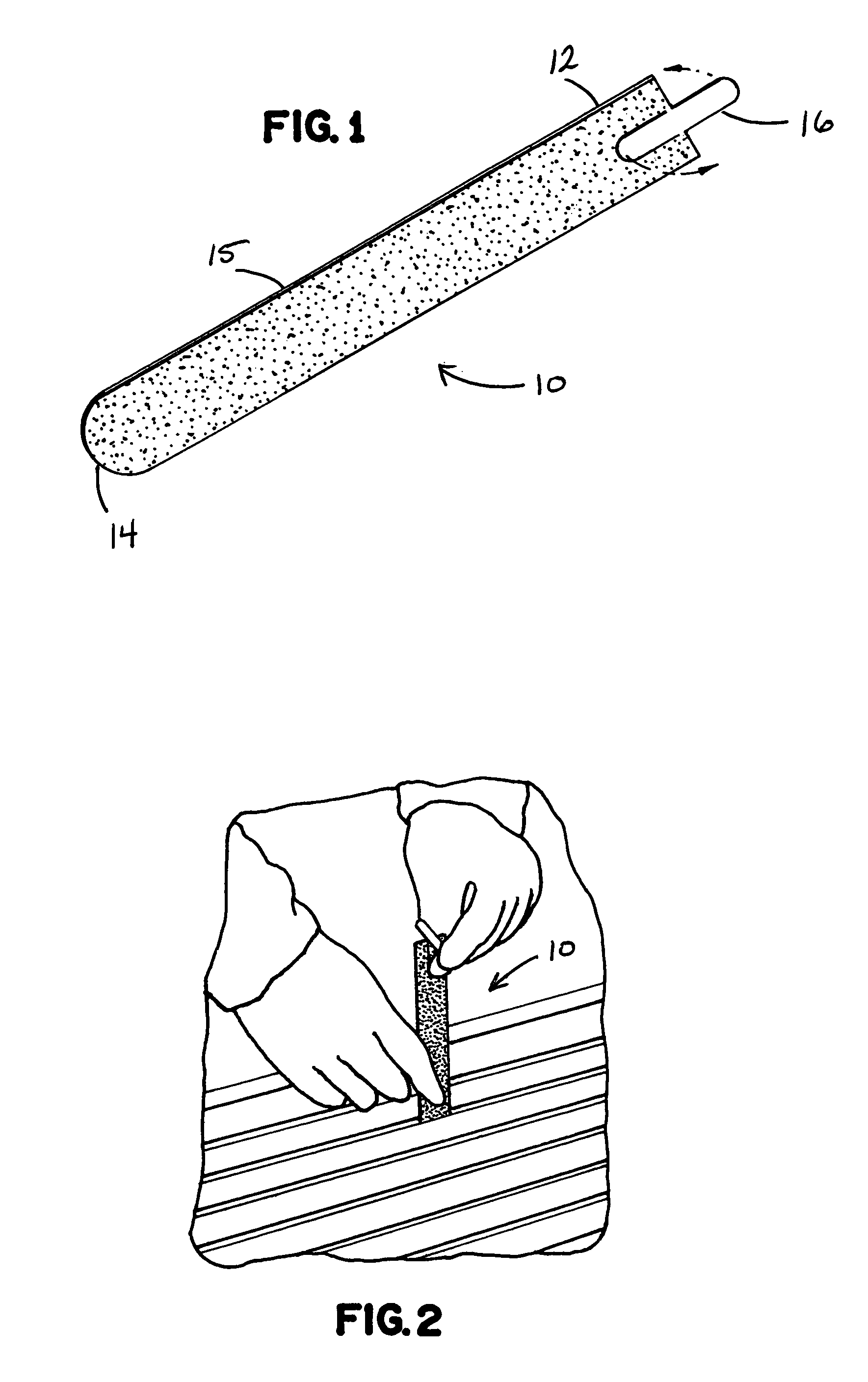 Pesticide strips for control of mites in honeybees