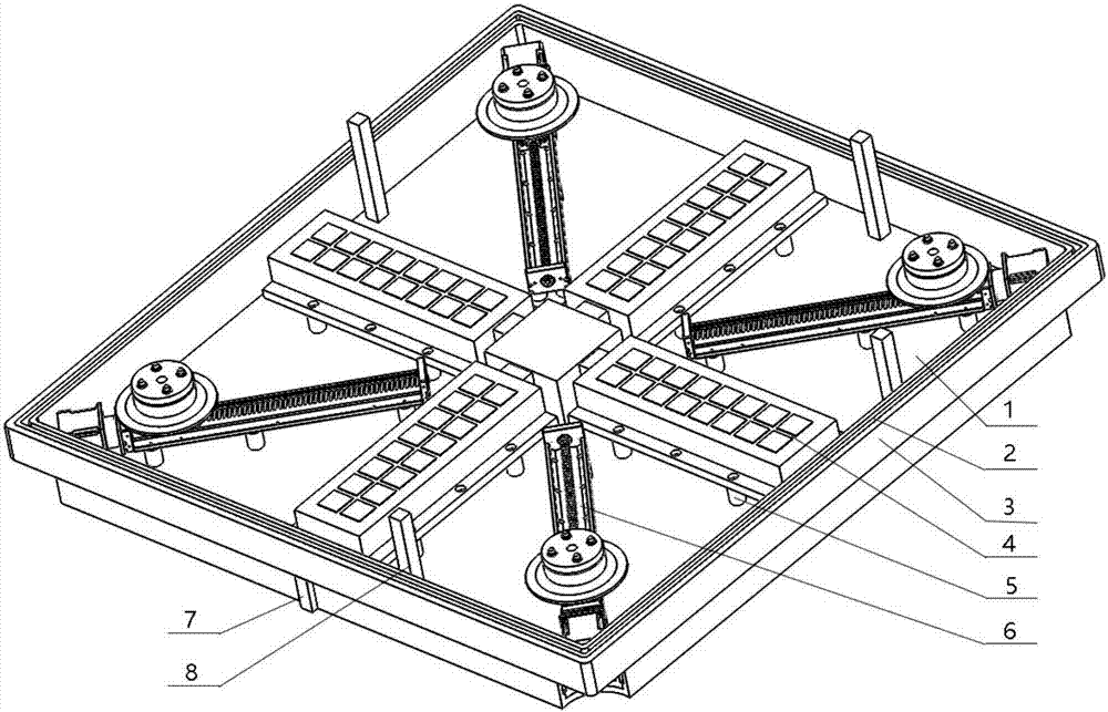 Small ship-borne unmanned helicopter landing assisting and mooring device