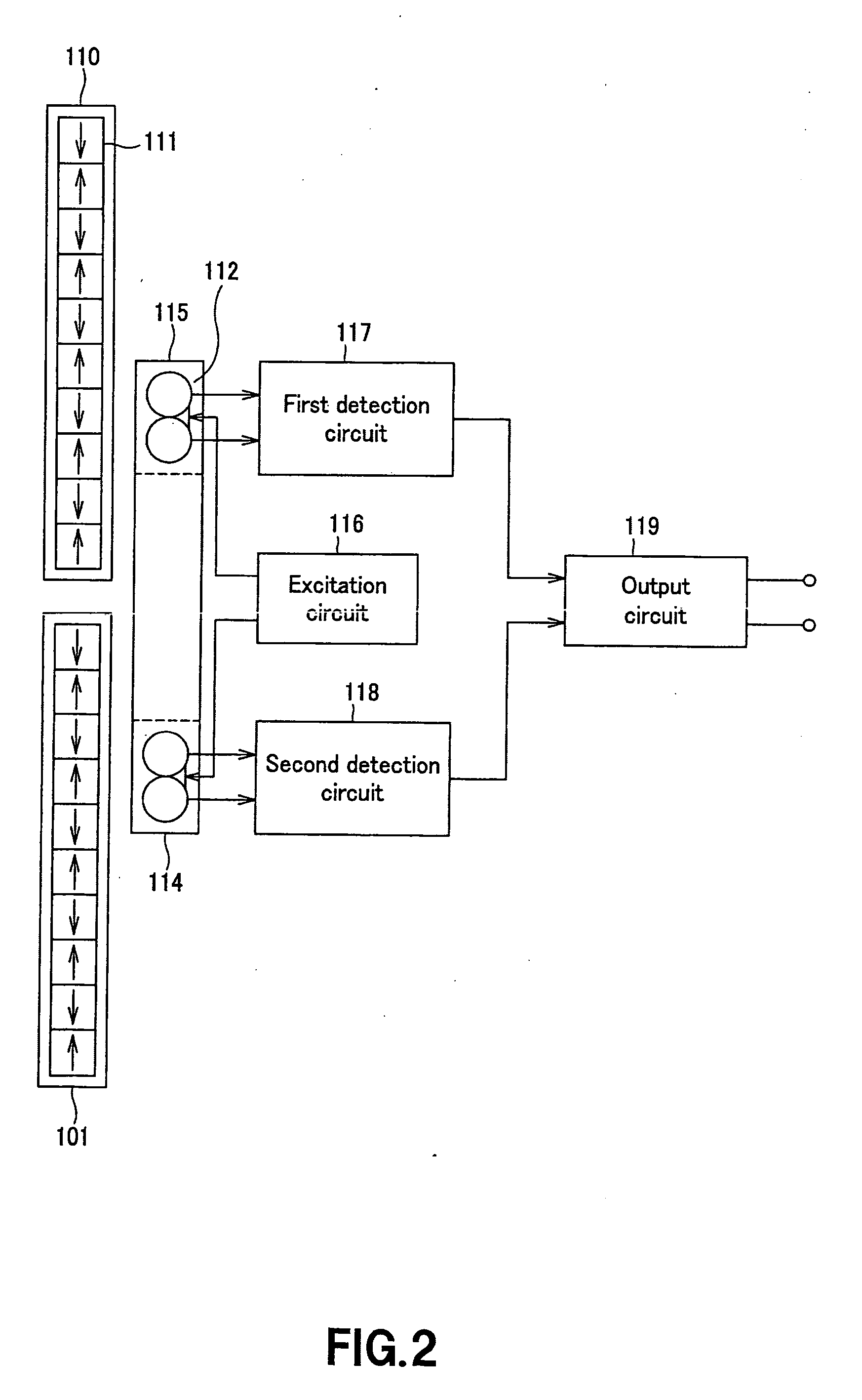 Displacement detection apparatus