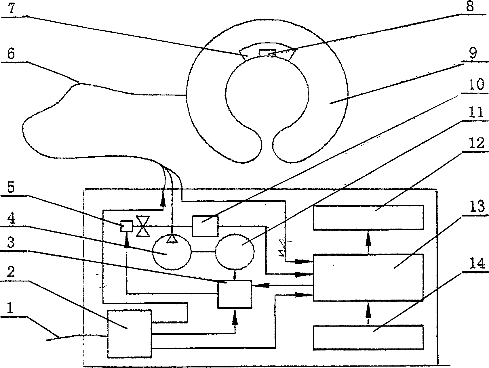 Computer-controlled gas-pressure neck tractor