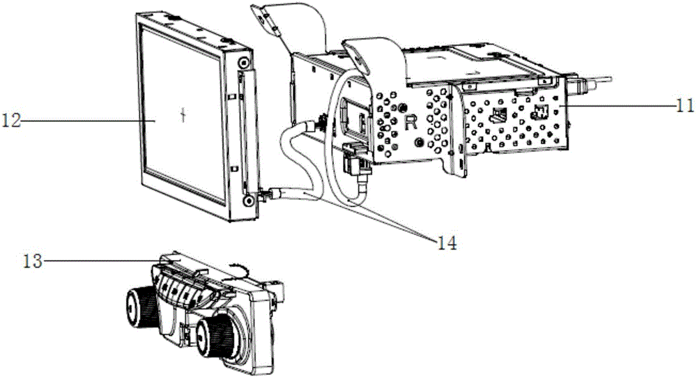 Separated body machine structure for onboard navigation