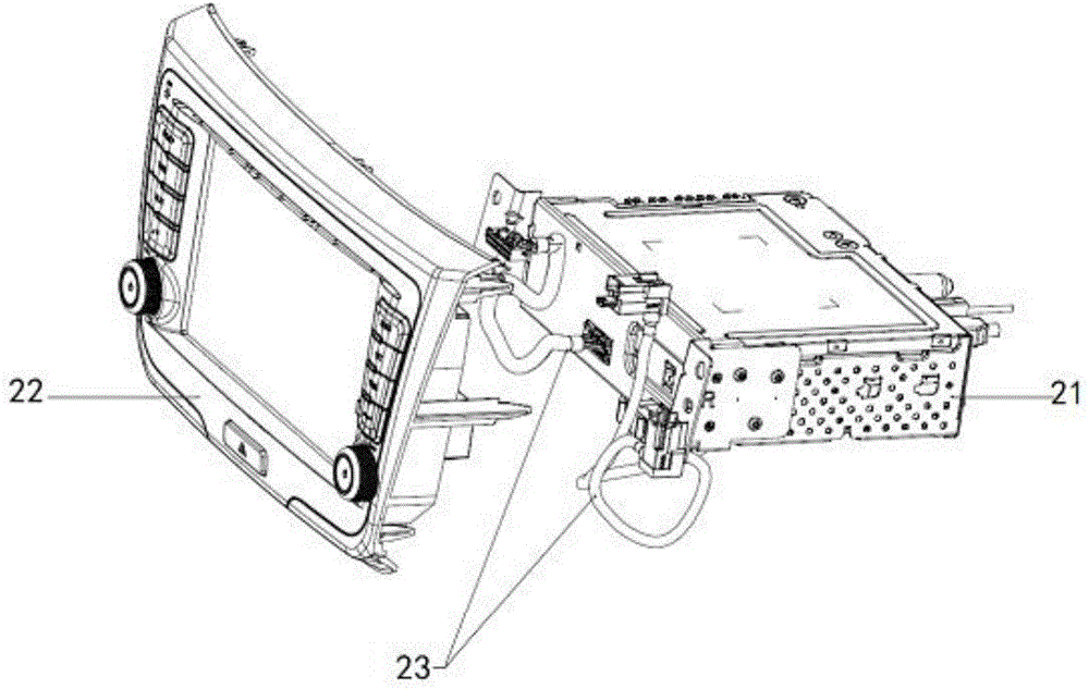 Separated body machine structure for onboard navigation