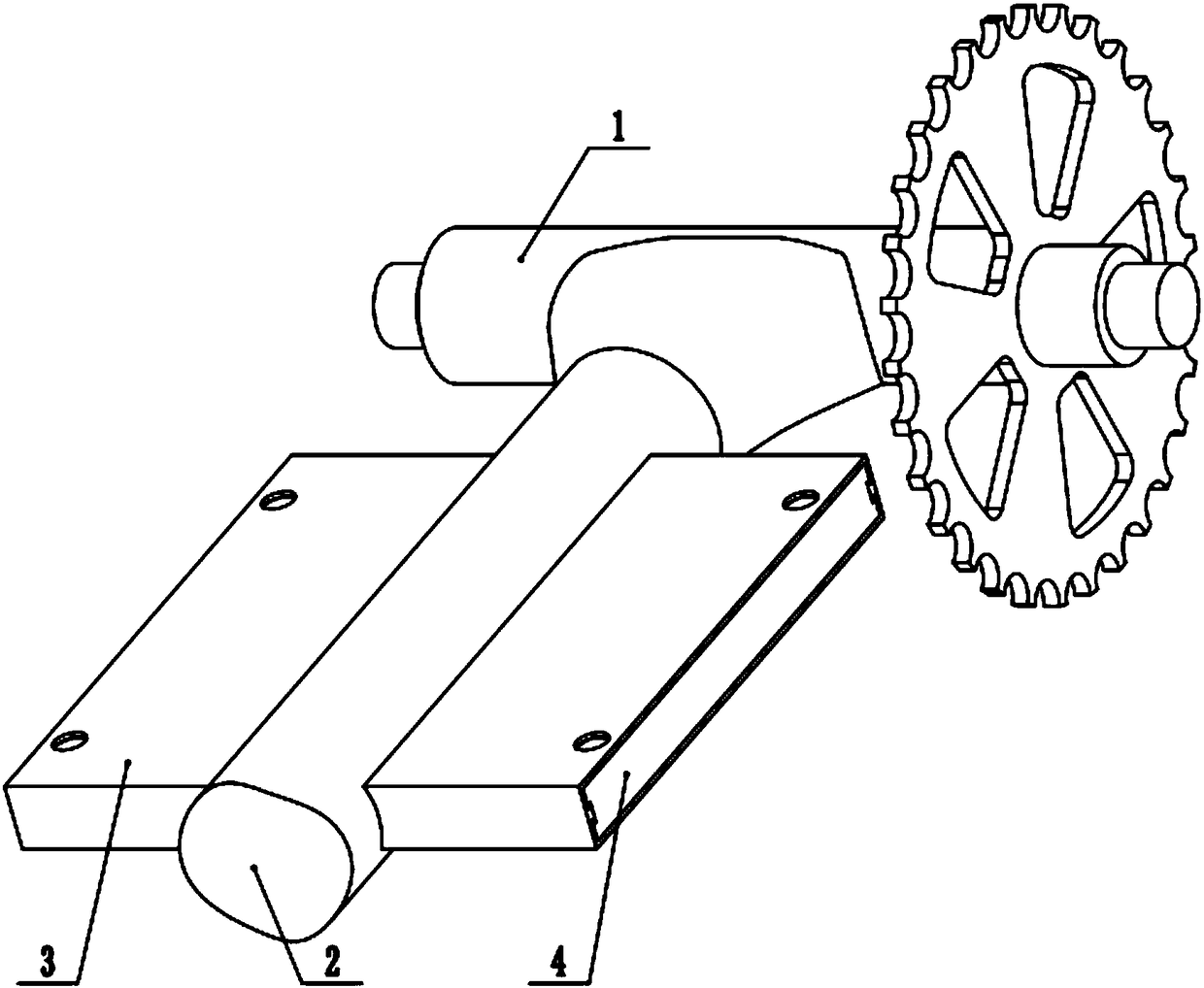 Foldable pedal of electric bicycle