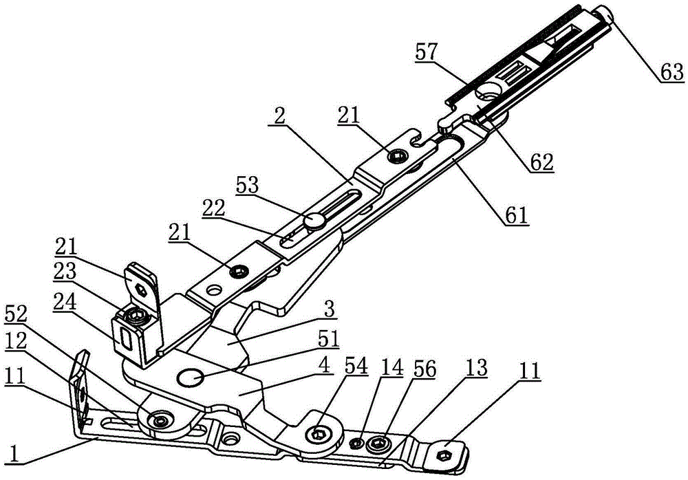 A multifunctional door and window hinge