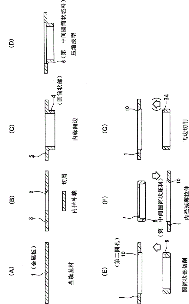 Drawn cup needle roller bearing having a seal ring and its manufacture method