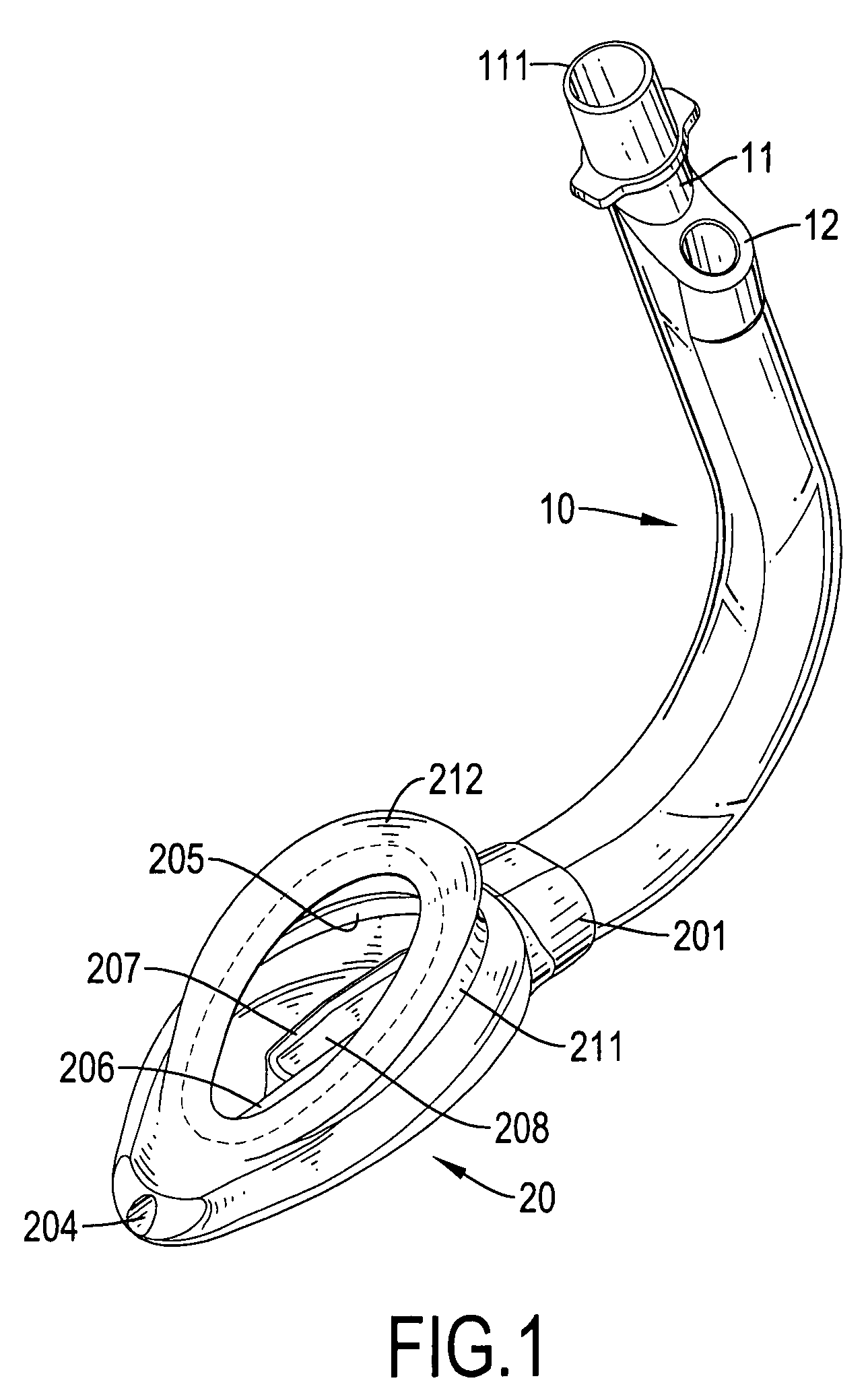 Laryngeal mask airway without inflating