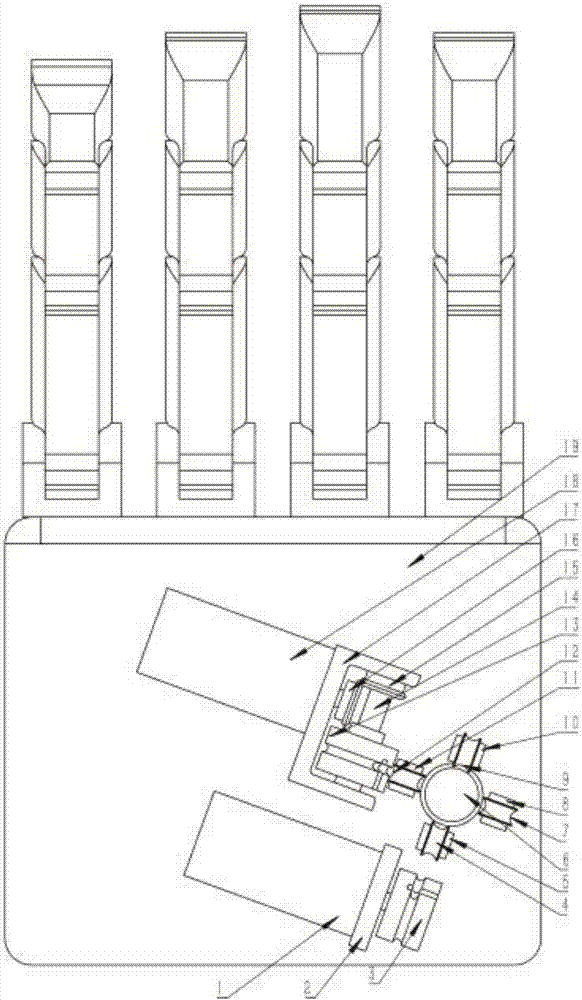 Base joint mechanism of humanoid dextrous hand