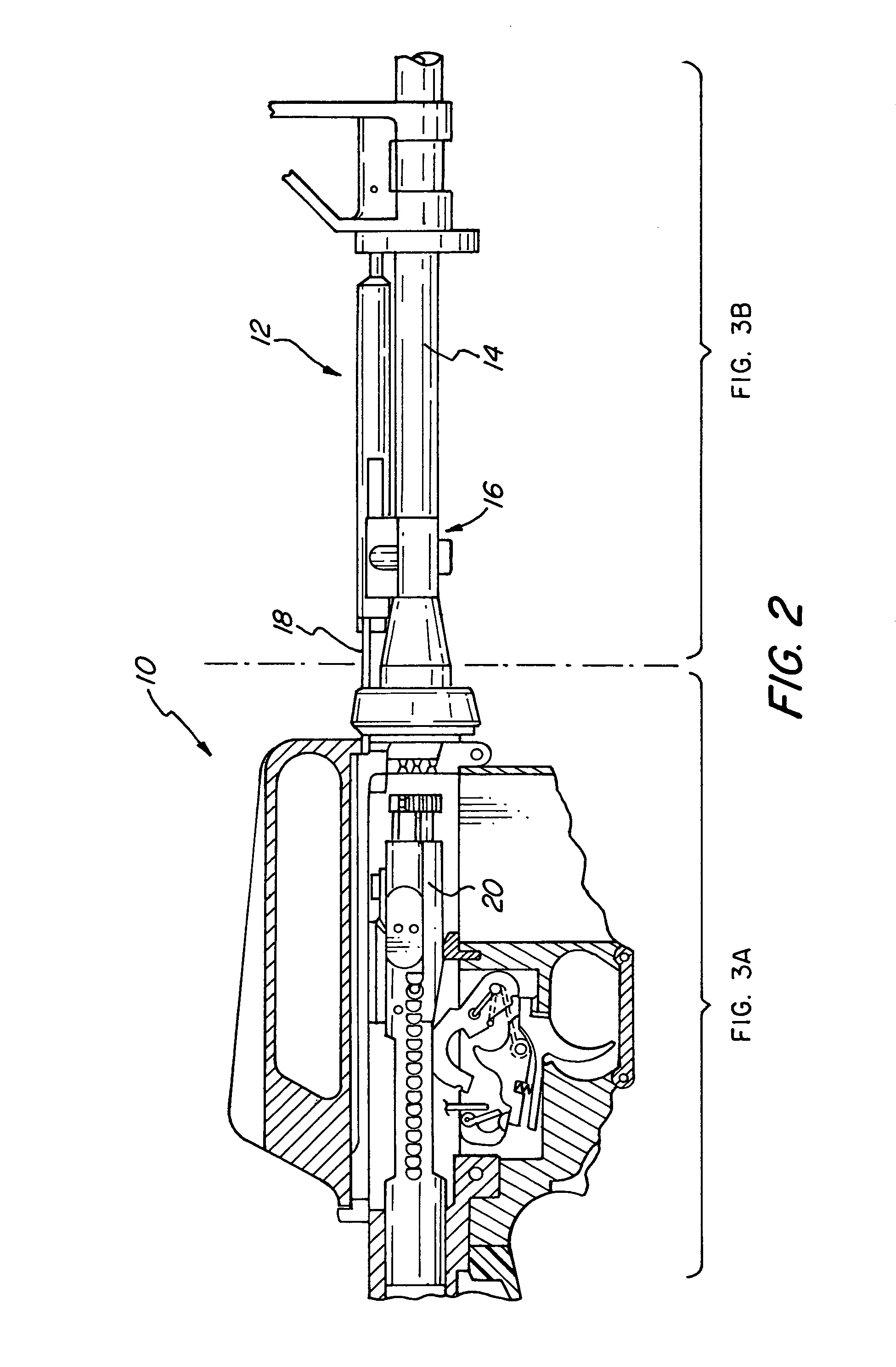 Gas tappet system for a rifle