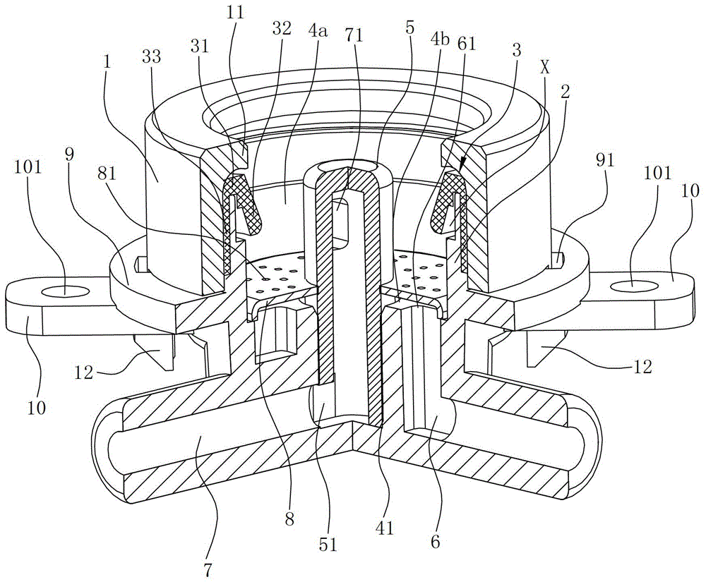 Connector installed on water tank seat of coffee machine