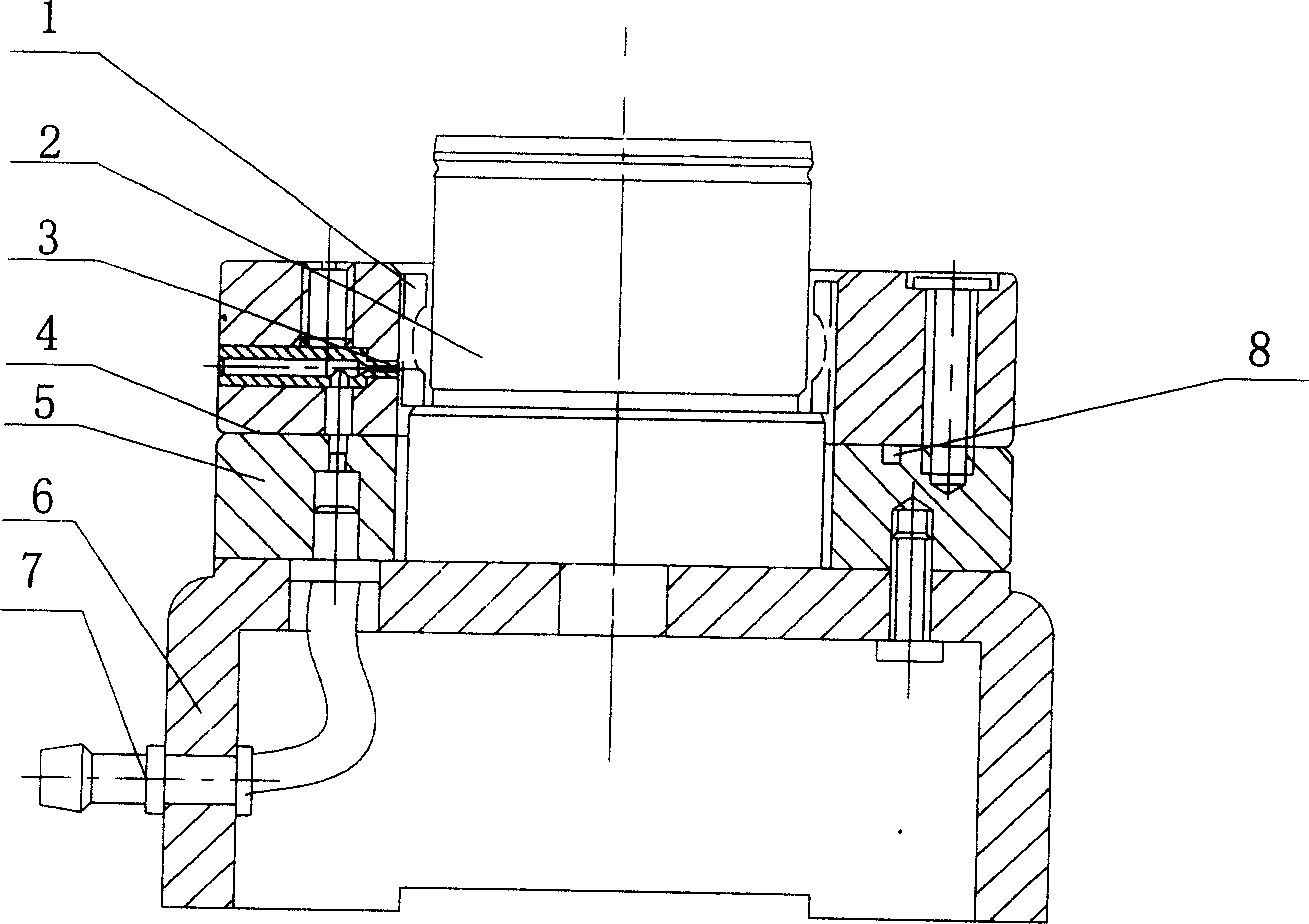 Pneumatic instrument for measuring outside diameter of thin-wall bearing