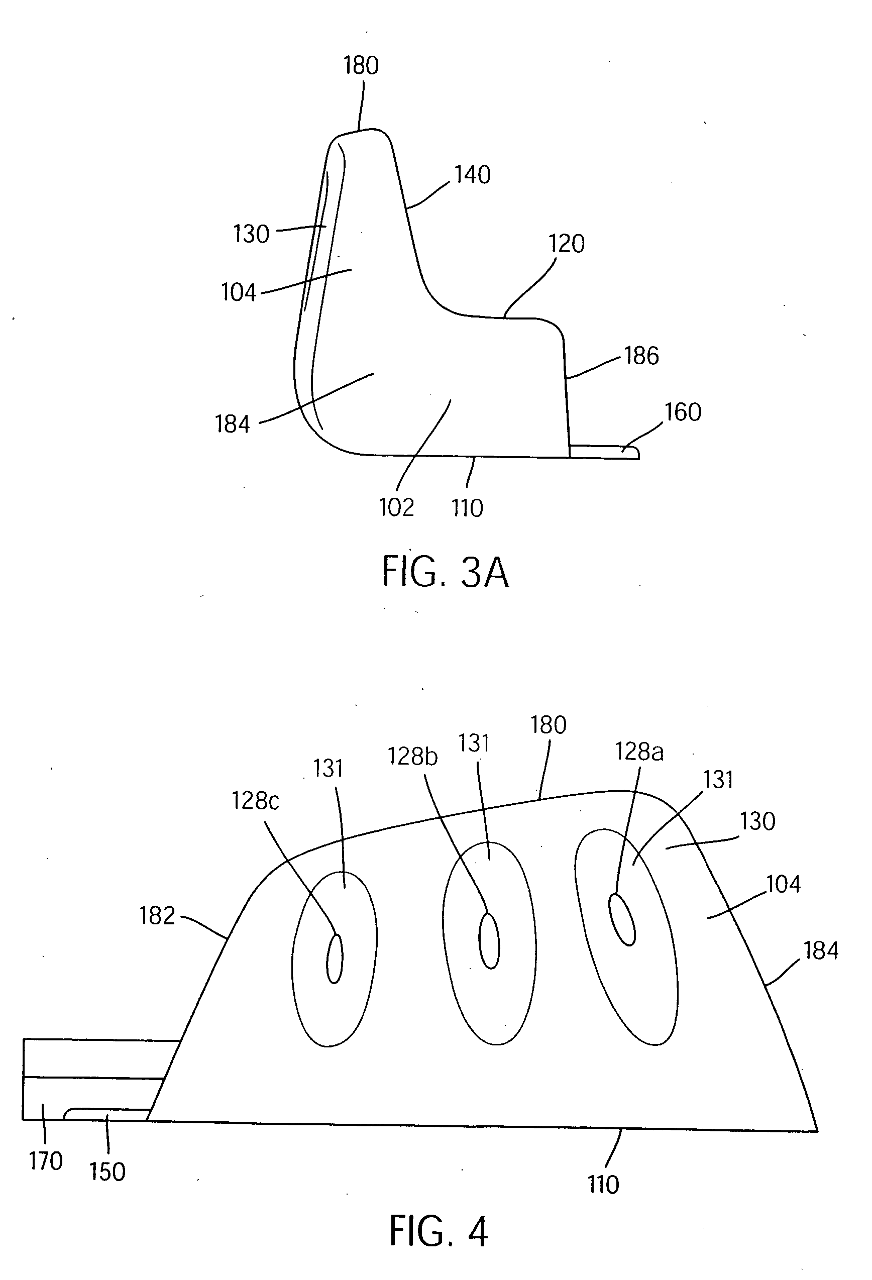 Footwear with a bladder type stabilizer