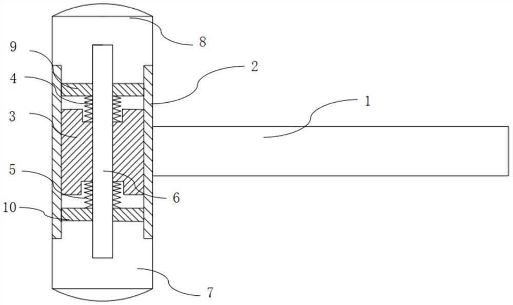 Hand hammer capable of reducing recoil