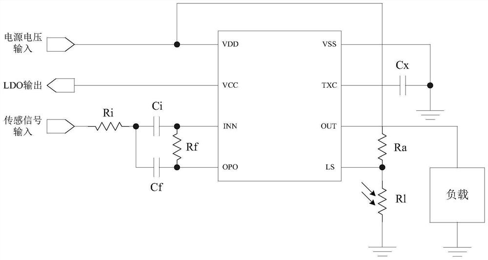 Detect low-frequency signal processing chips and low-frequency signal processing circuits