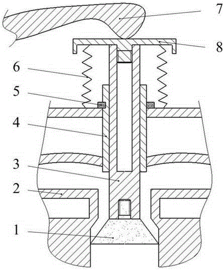 High-temperature resisting combined valve connecting device