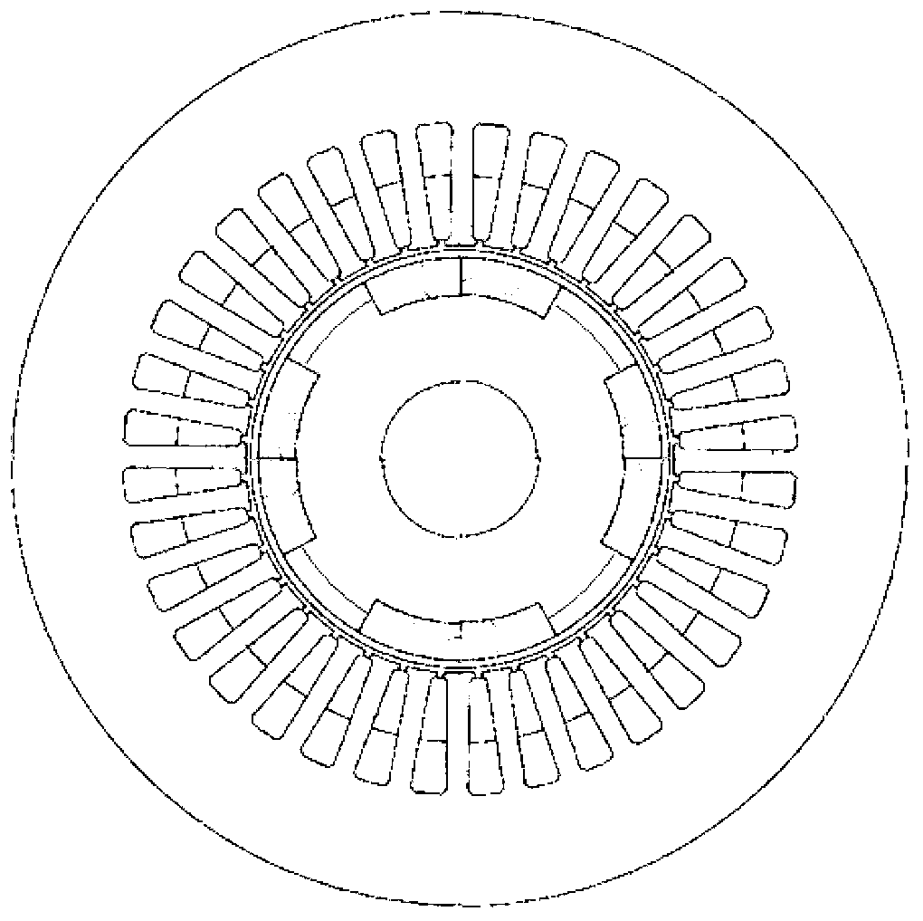 Pole-changing control permanent magnet synchronous motor