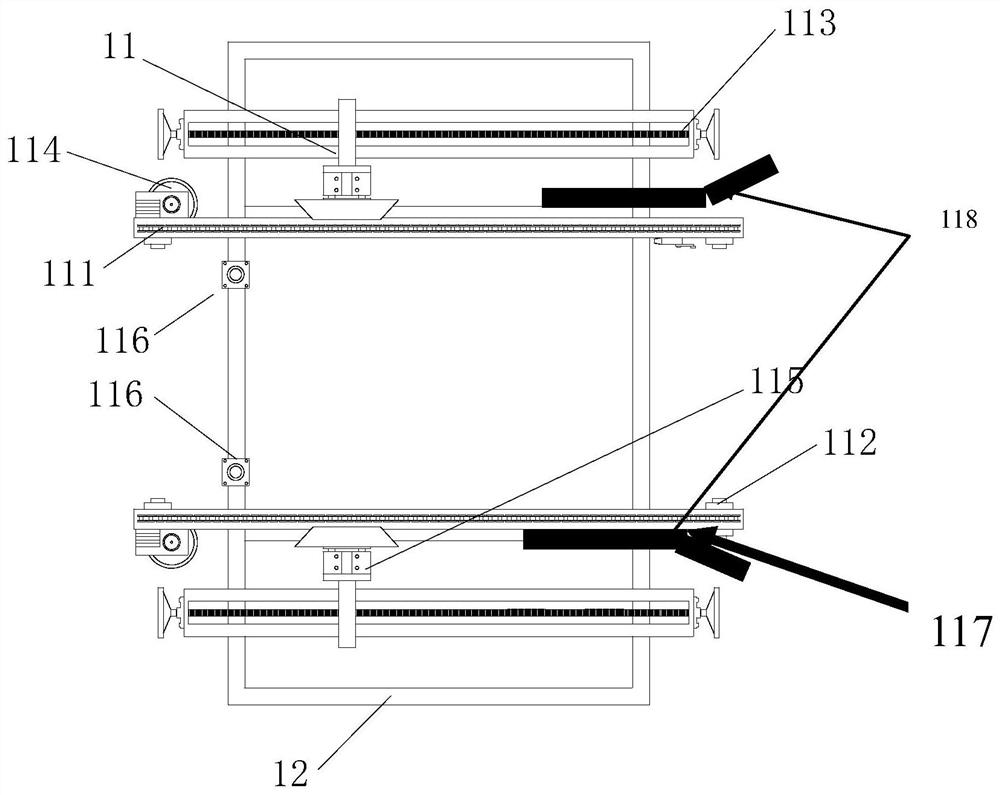 An automatic pallet cleaning device