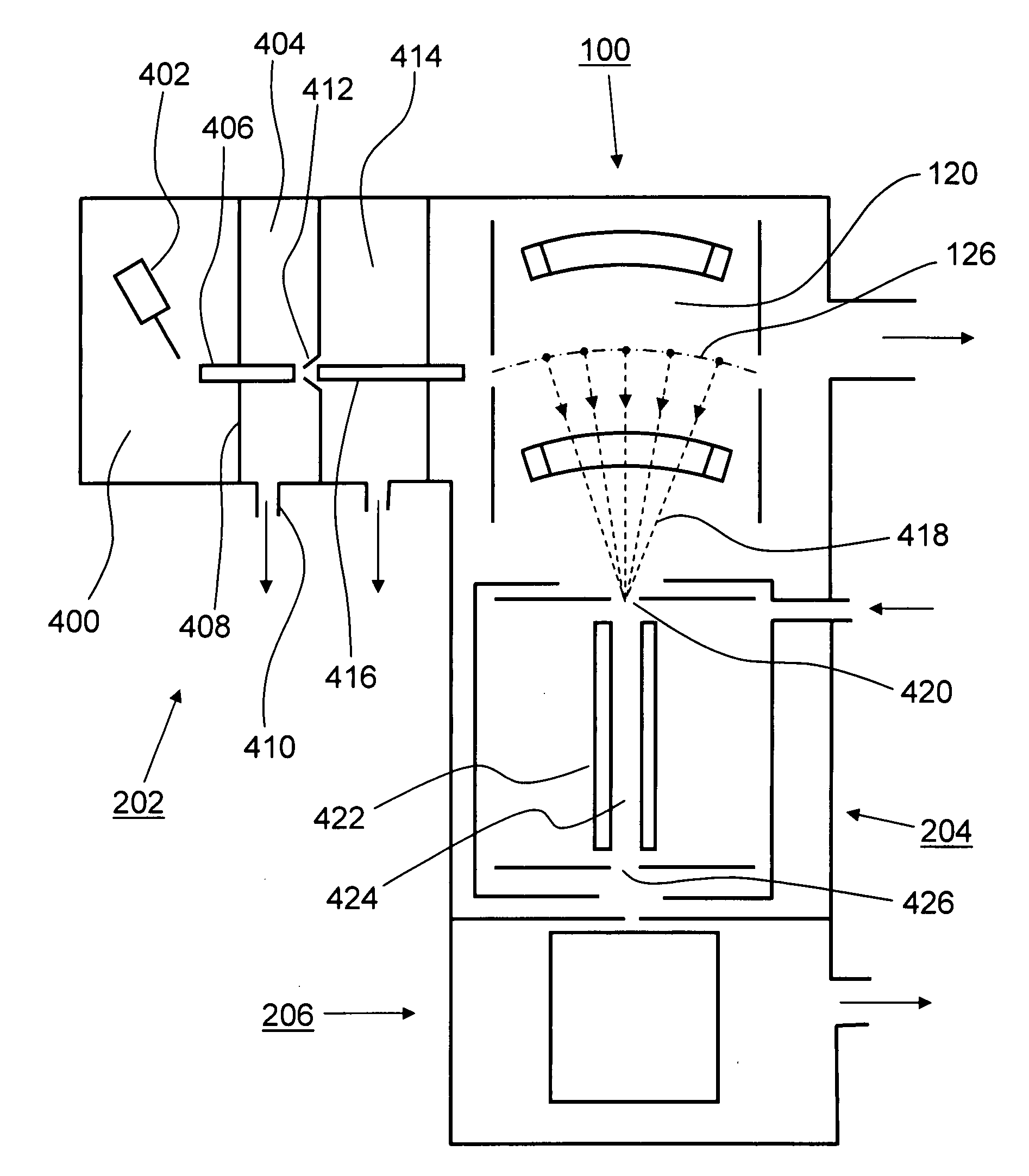 Tandem mass spectrometer