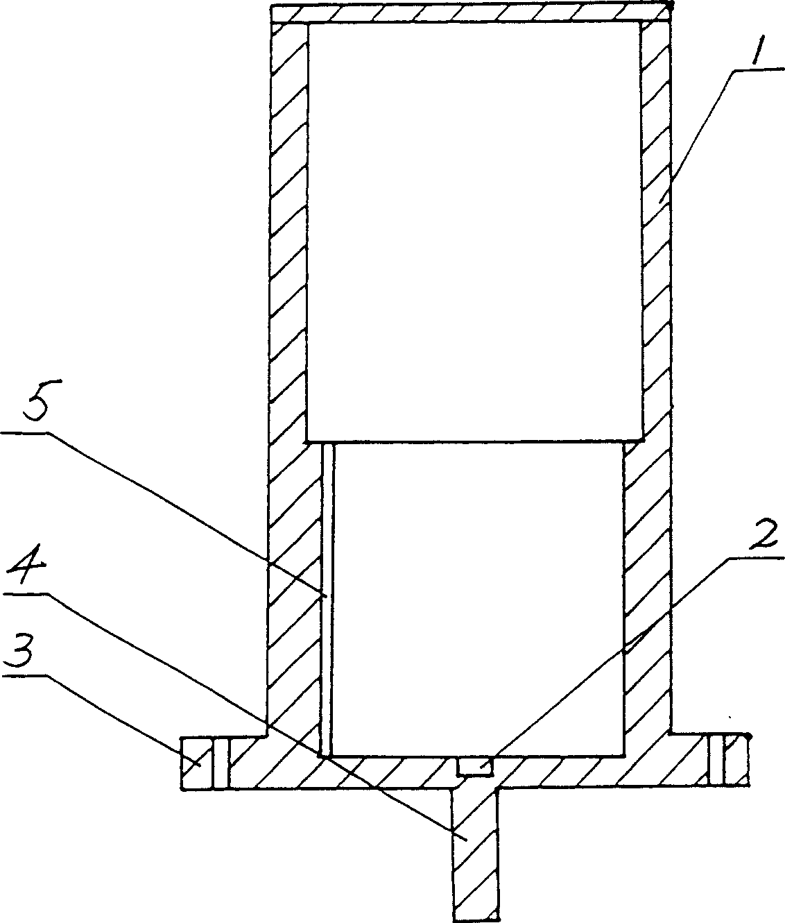 Producing technology for full closed electric machine case with effect of stabilizing driving shaft