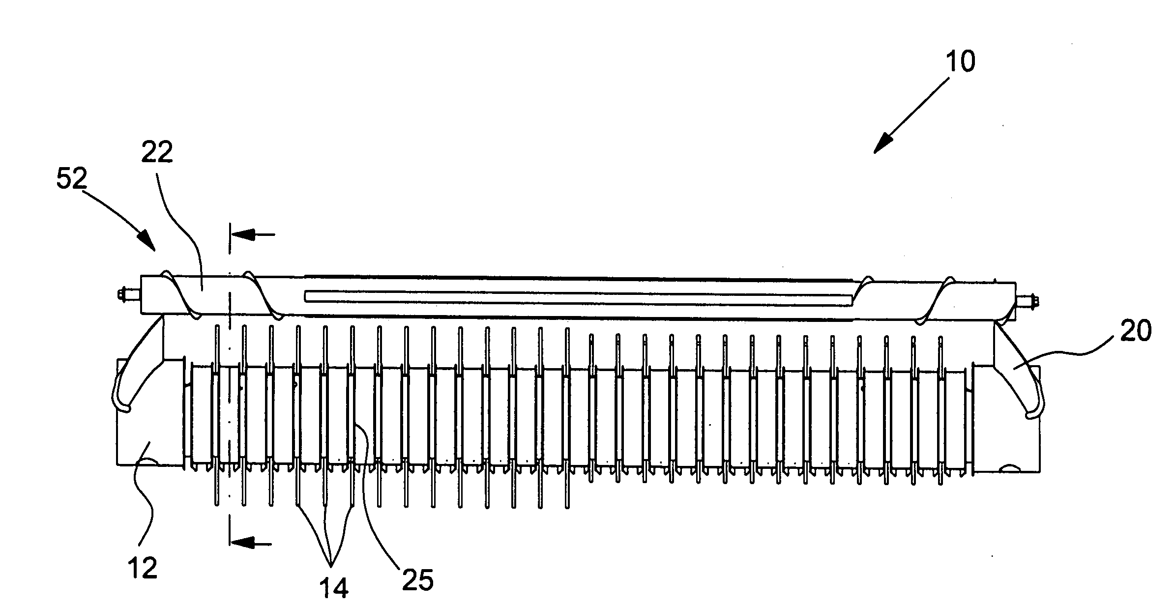 Crop take-up assembly and harvesting machine