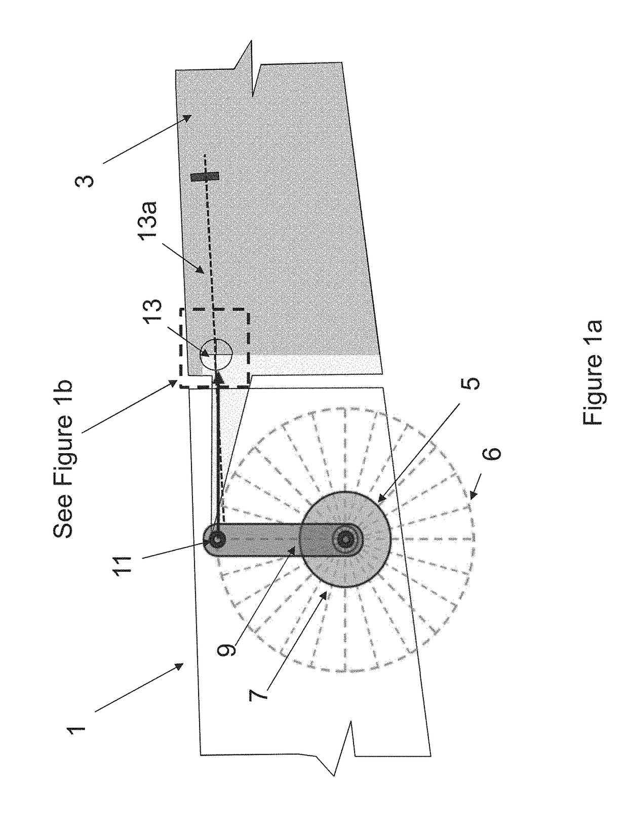 Arrangement for effecting movement of a wing tip device between a flight configuration and a ground configuration