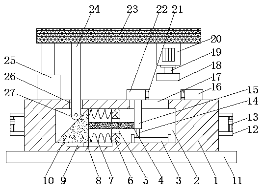 Casting polisher having automatic clamping function