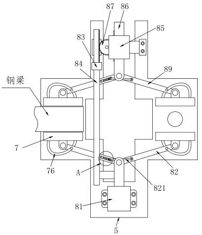 A prefabricated building prefabricated steel structure connection positioning machine and construction method