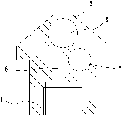 Valve element structure controlling glue spraying