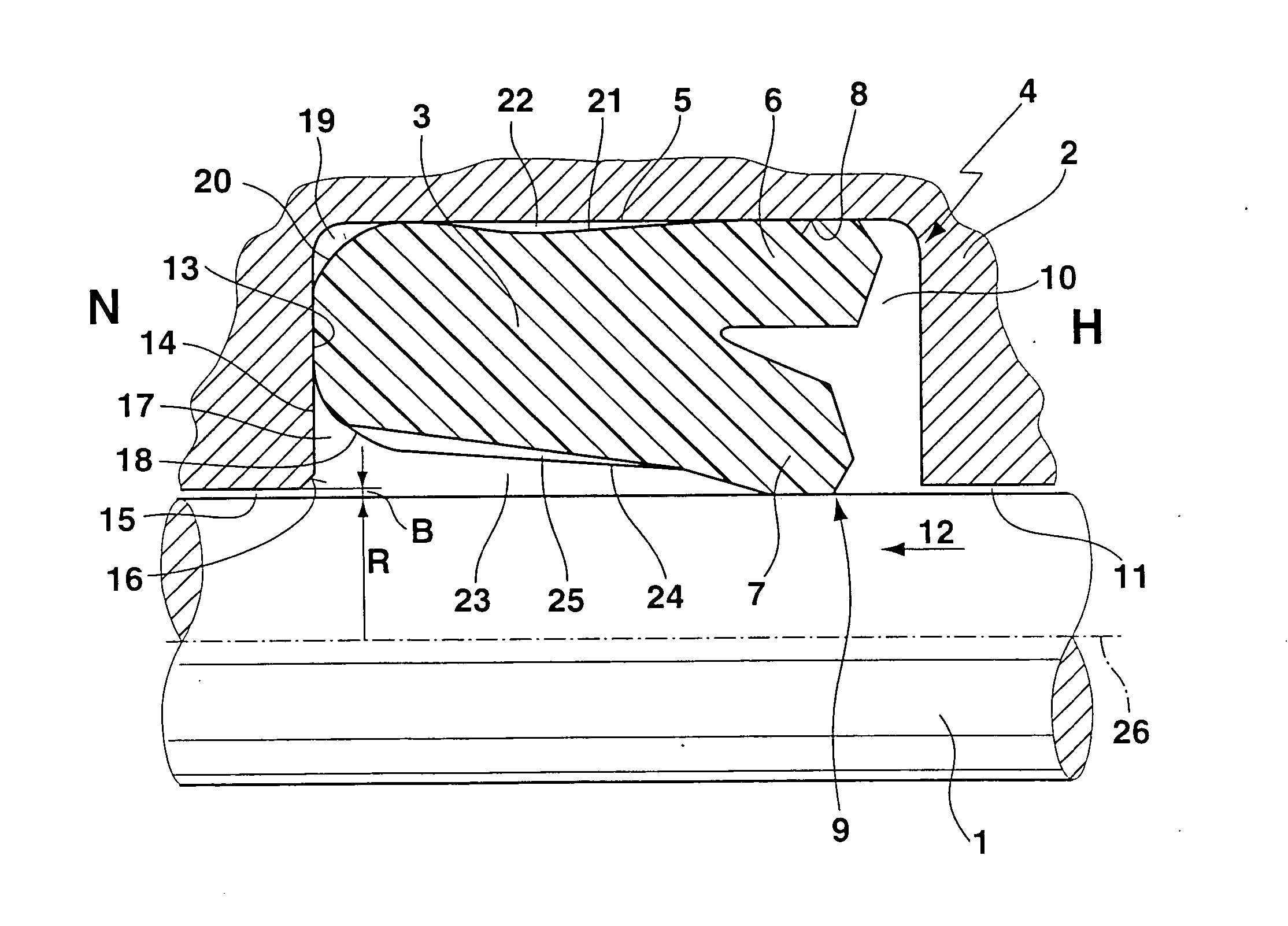 Sealing arrangement