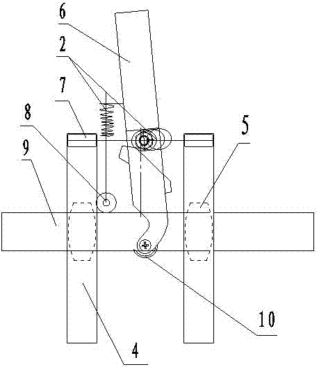 Artificial auxiliary handheld bergamot pear tree girdling device achieving variable-diameter branch clamping through push-pull electromagnets