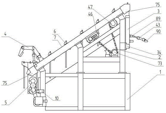 Ratchet wheel stop type lifting positioning conveying device