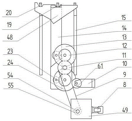 Ratchet wheel stop type lifting positioning conveying device