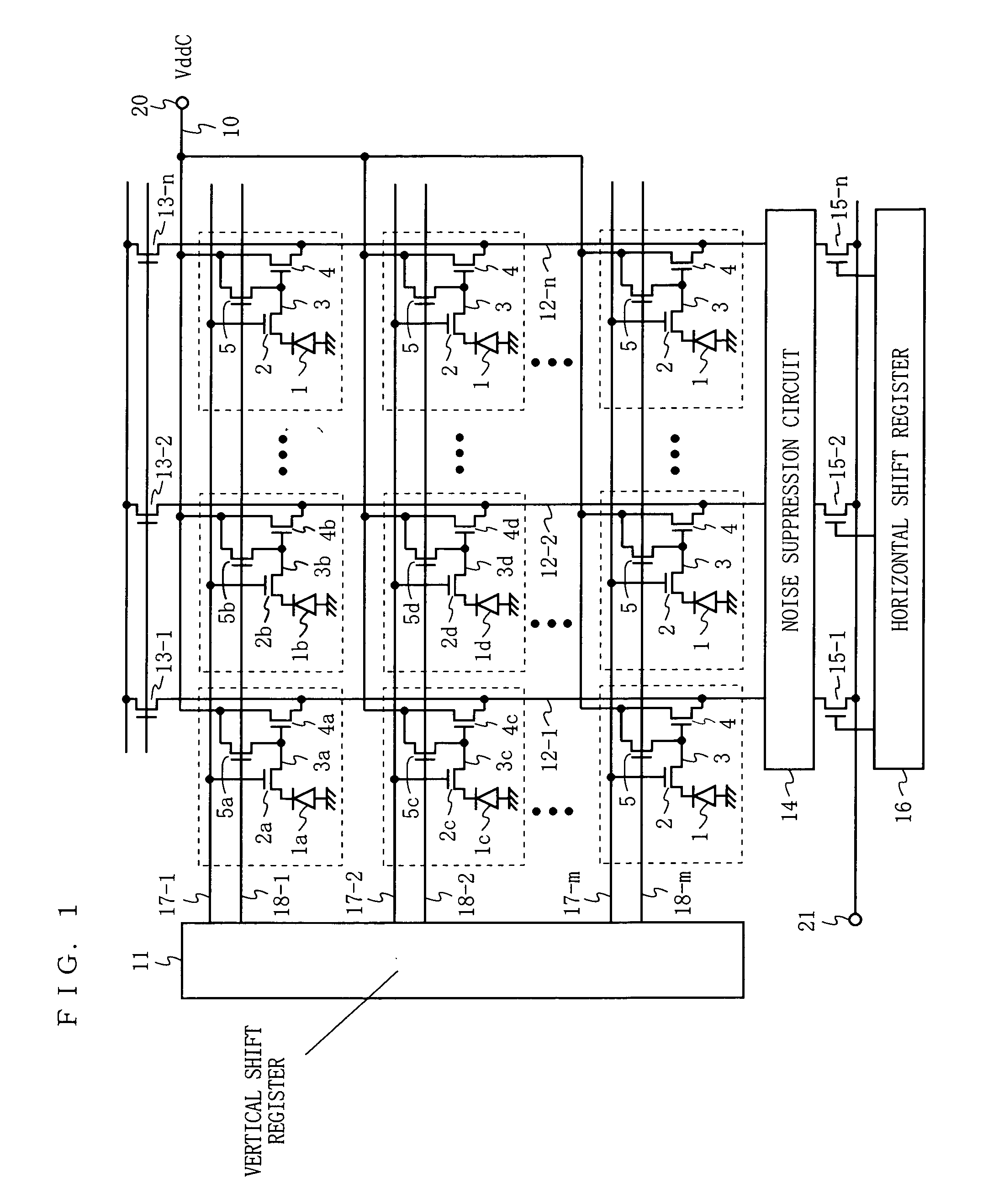 Solid-state imaging device driving method