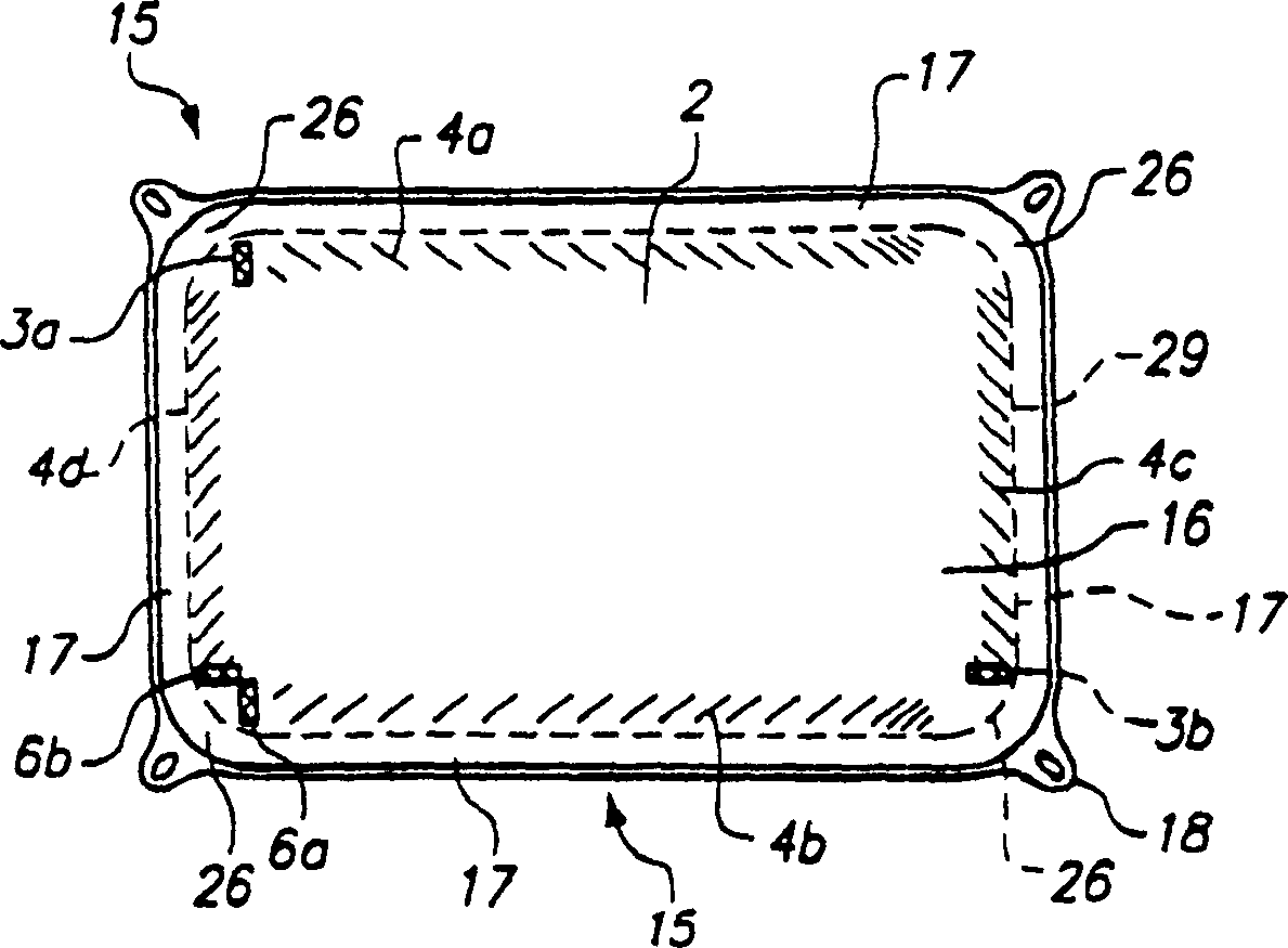 Acoustic touchscreen constrted directly on cathode ray tube