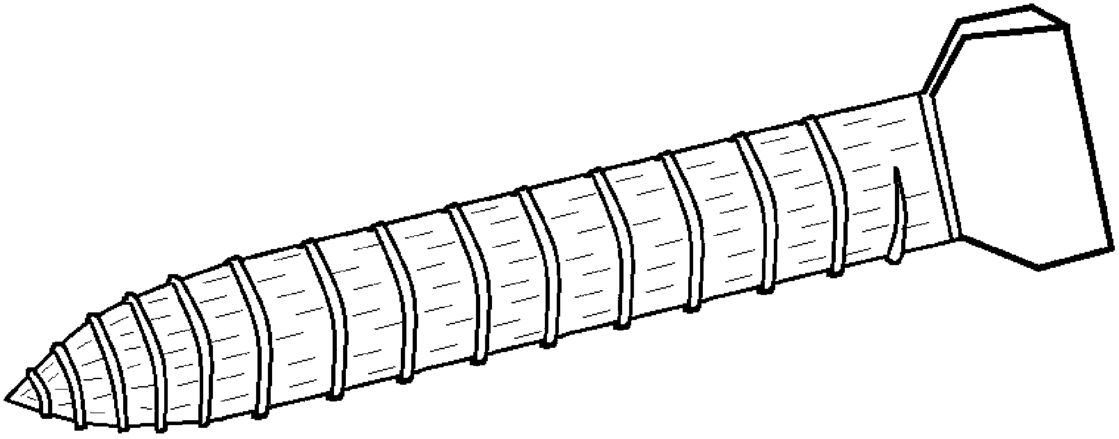 PLA absorbable bone screw with PBC as toughening agent, and preparation method thereof