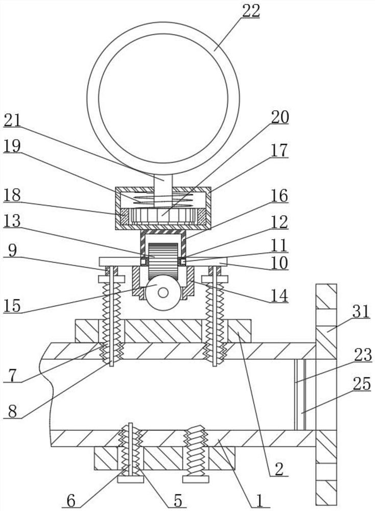 Underground long-acting electromagnetic flowmeter for water well separate injection network