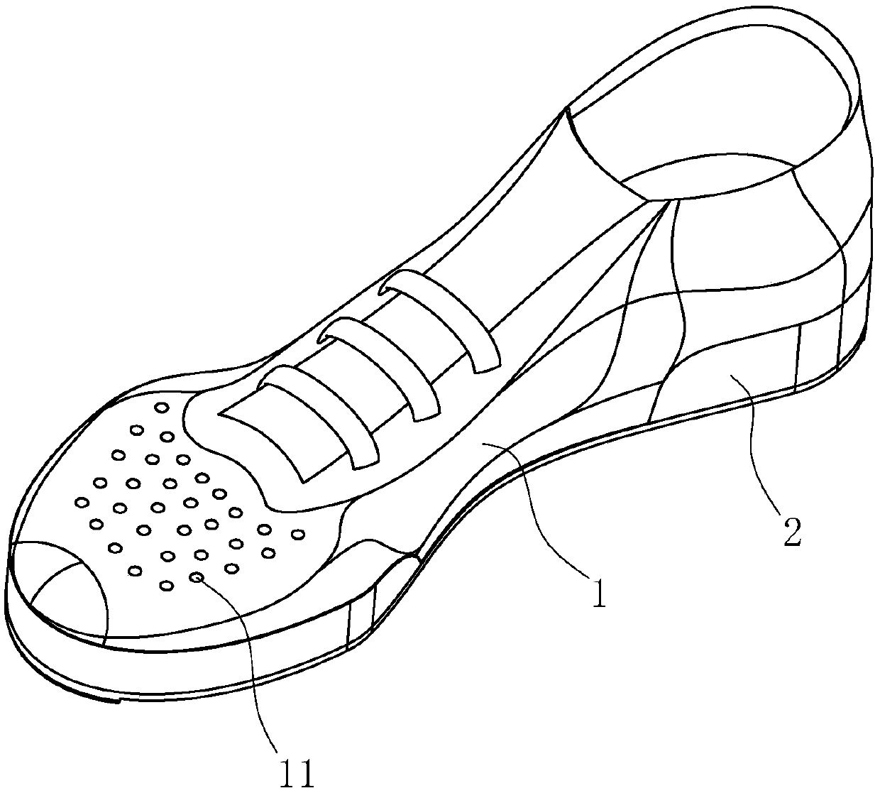 Self-adjusting breathable shoes