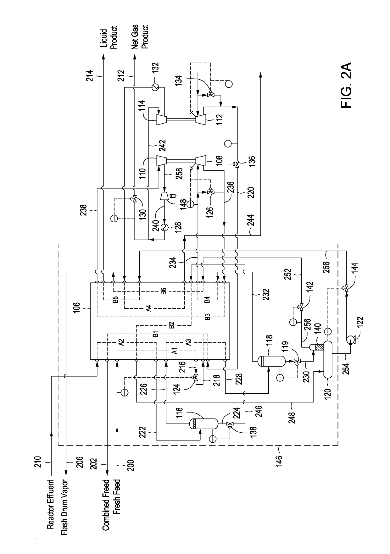 Process for Separating Hydrogen from an Olefin Hydrocarbon Effluent Vapor Stream