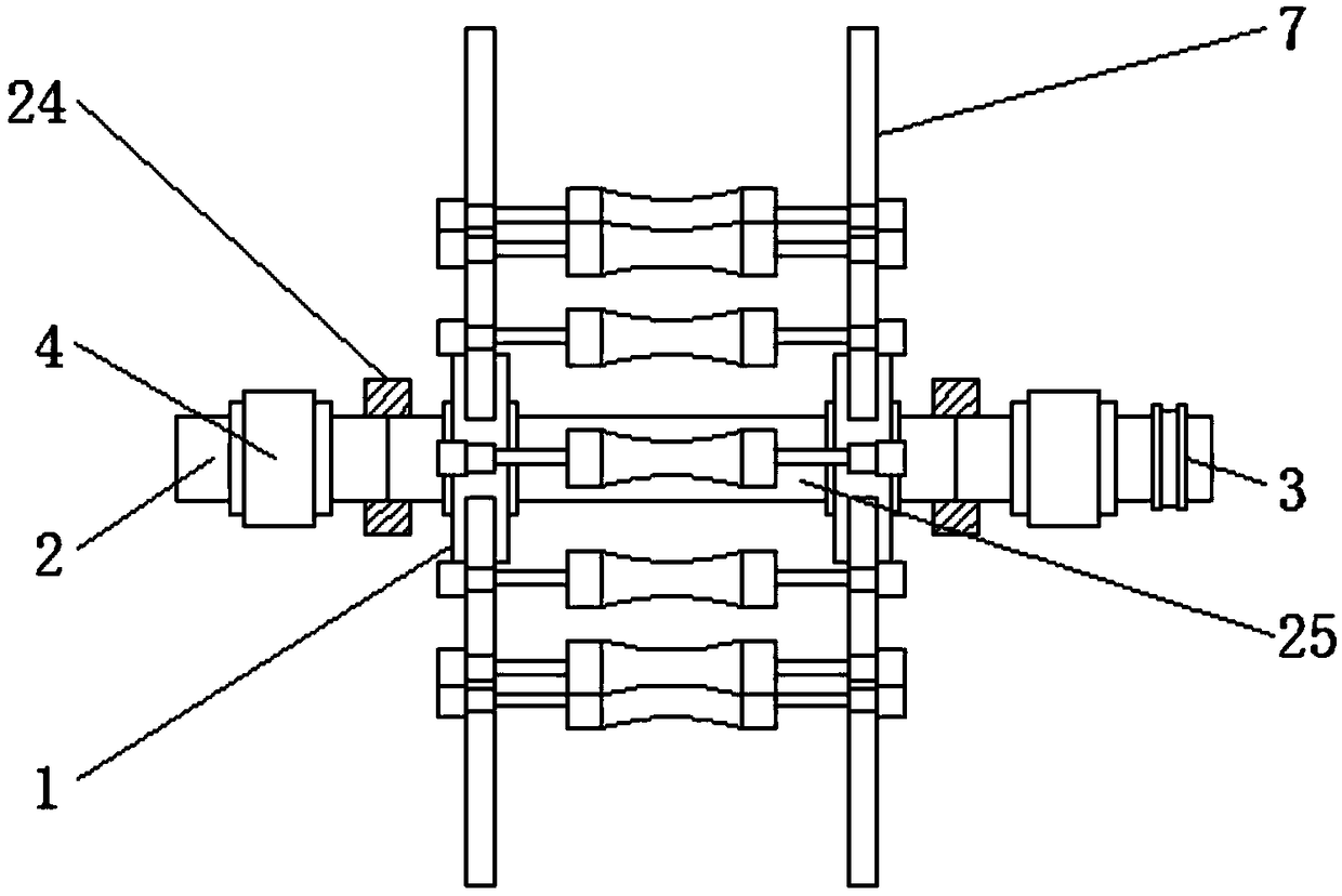 Doubling thread take-up device capable of automatically warning