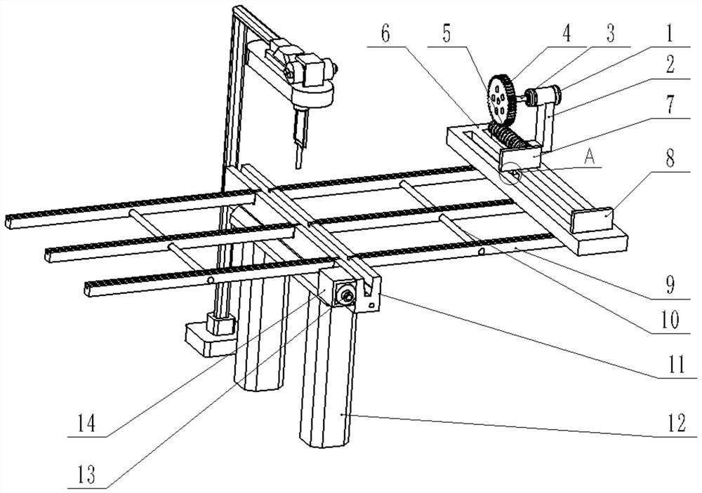 Furniture polishing device provided with clamping mechanism