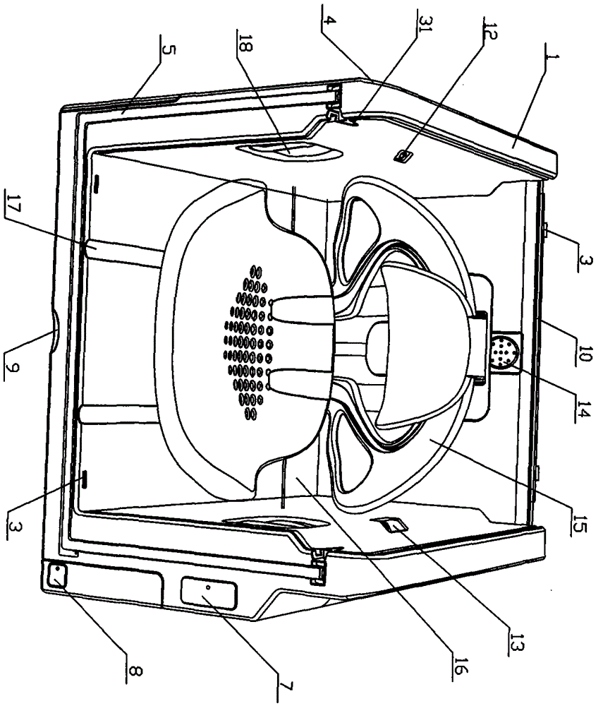 A retractable storage bath box