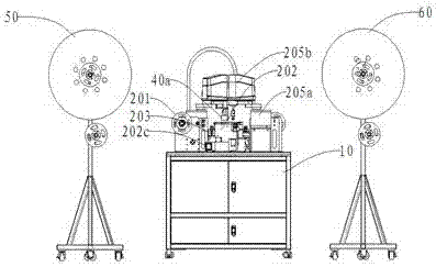 Automatic mylar labeling machine