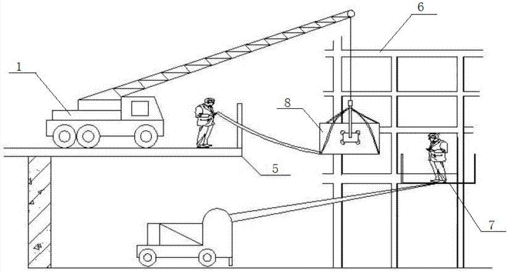 Super large curved surface glass curtain wall mechanical installation method