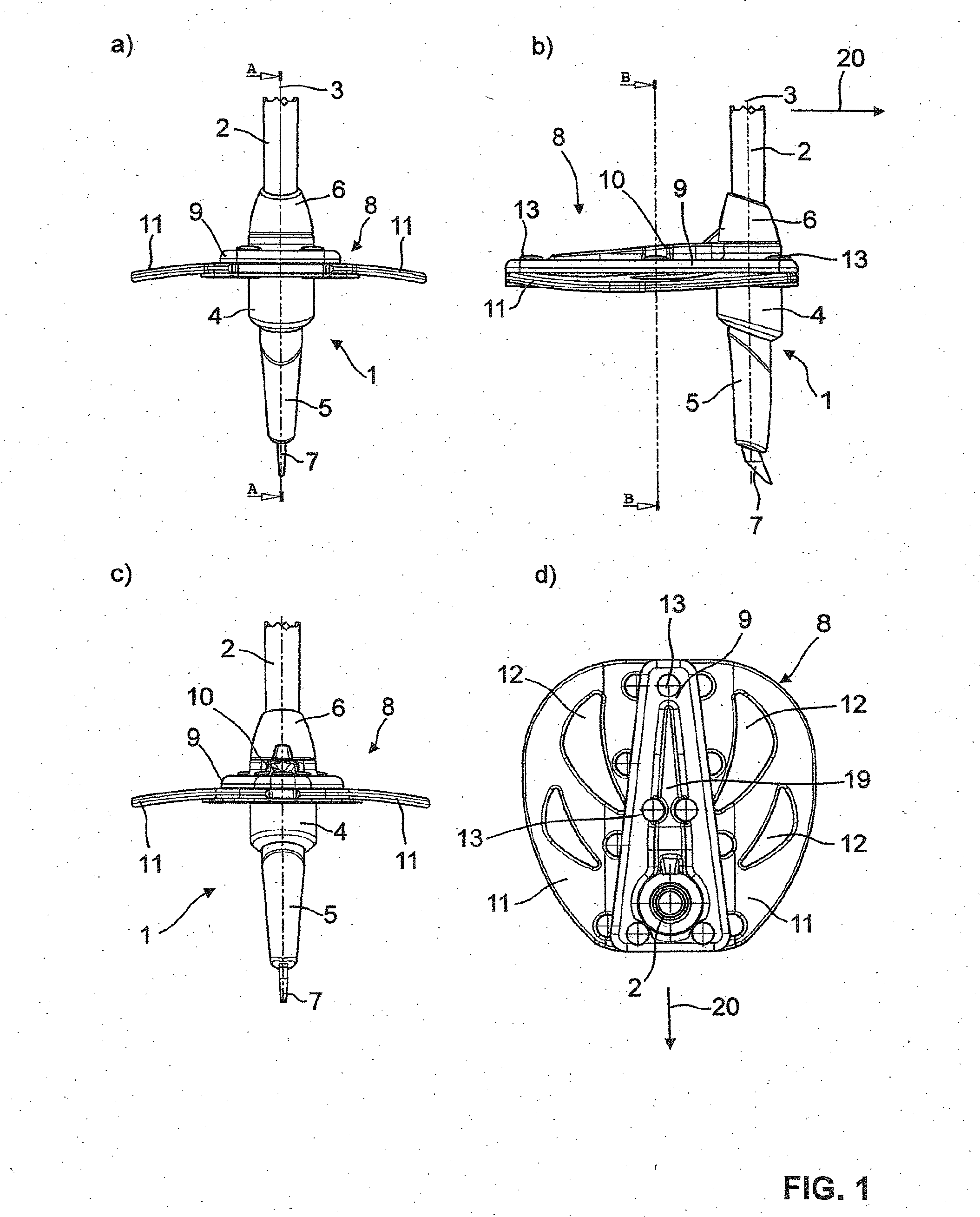 Pole baskets for ski poles for the touring sector, which pole baskets can be folded in the direction of the pole tip