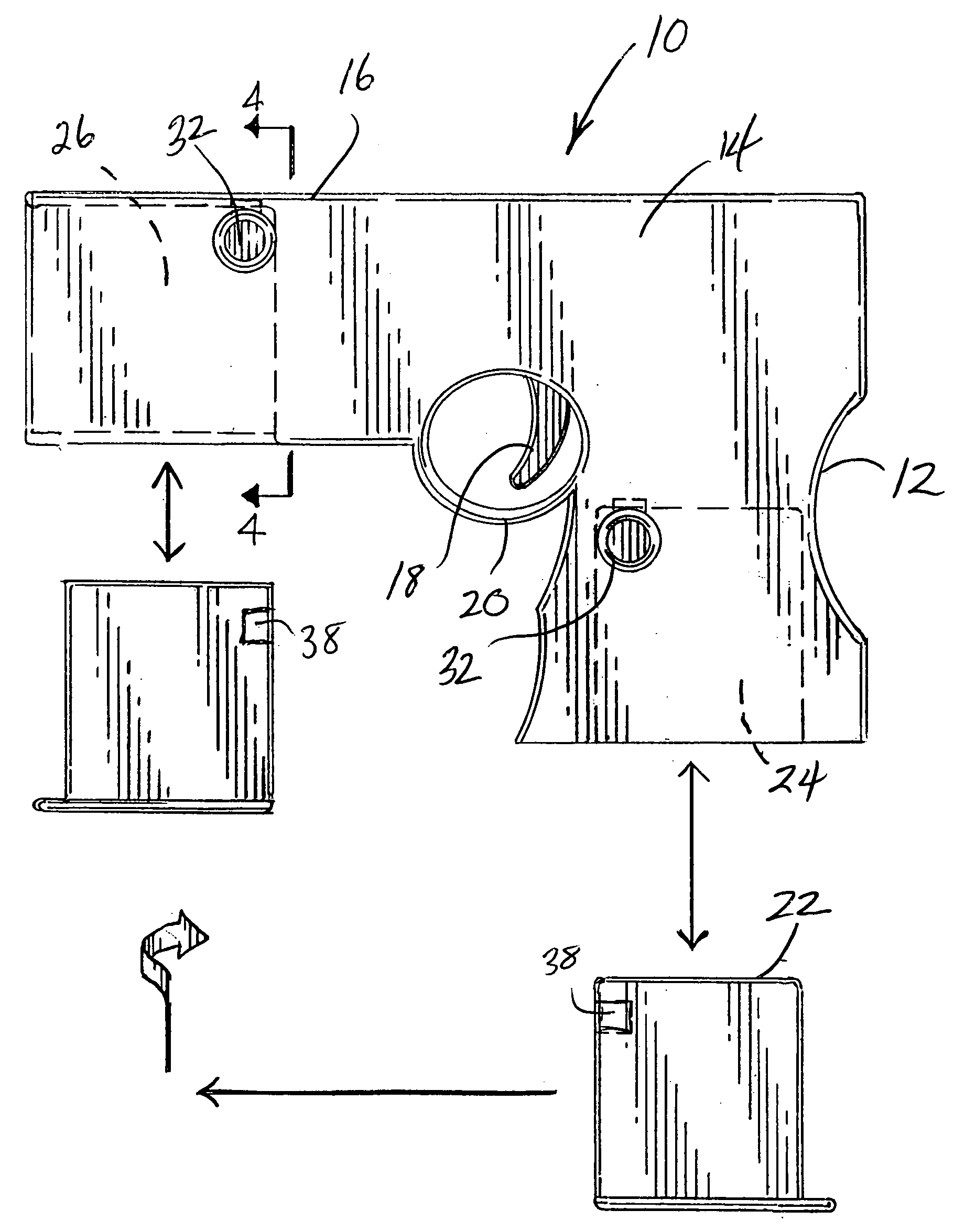 Non-lethal electrical discharge weapon having a bottom loaded cartridge