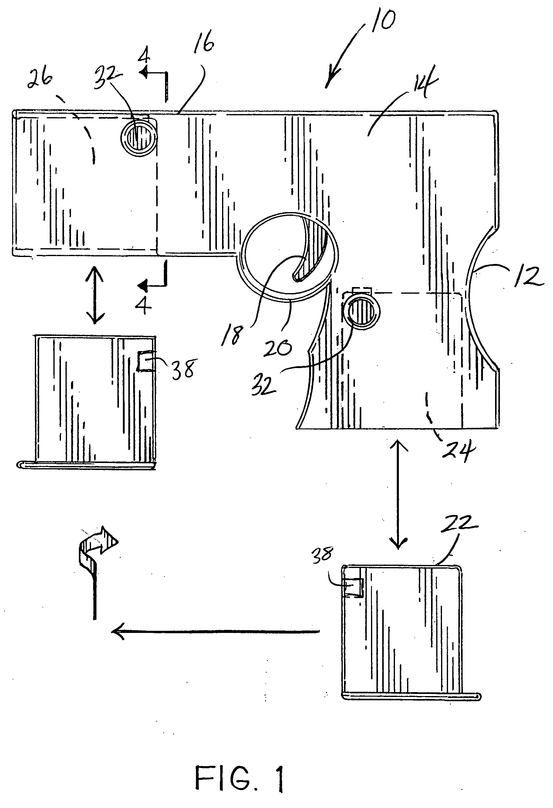 Non-lethal electrical discharge weapon having a bottom loaded cartridge