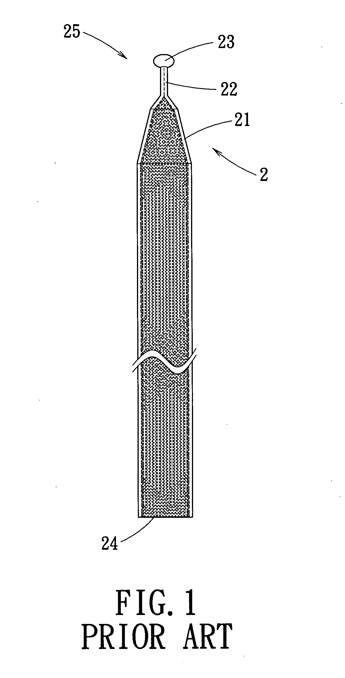 Circular tubular heat pipe having a sealed structure closing a distal opening thereof