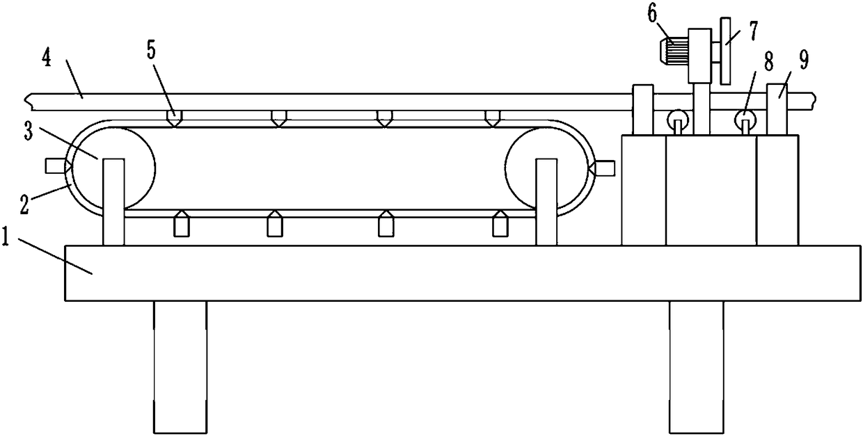 Guard bar cutting device