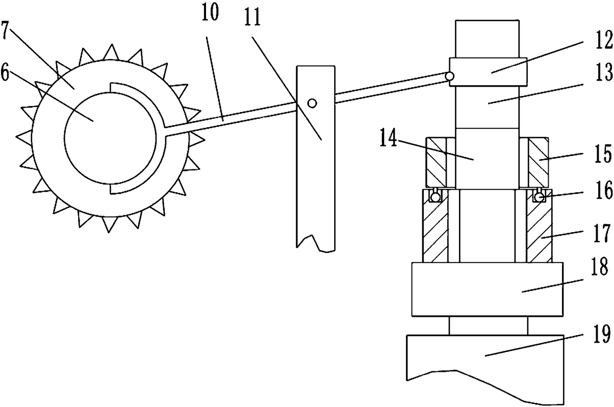 Guard bar cutting device