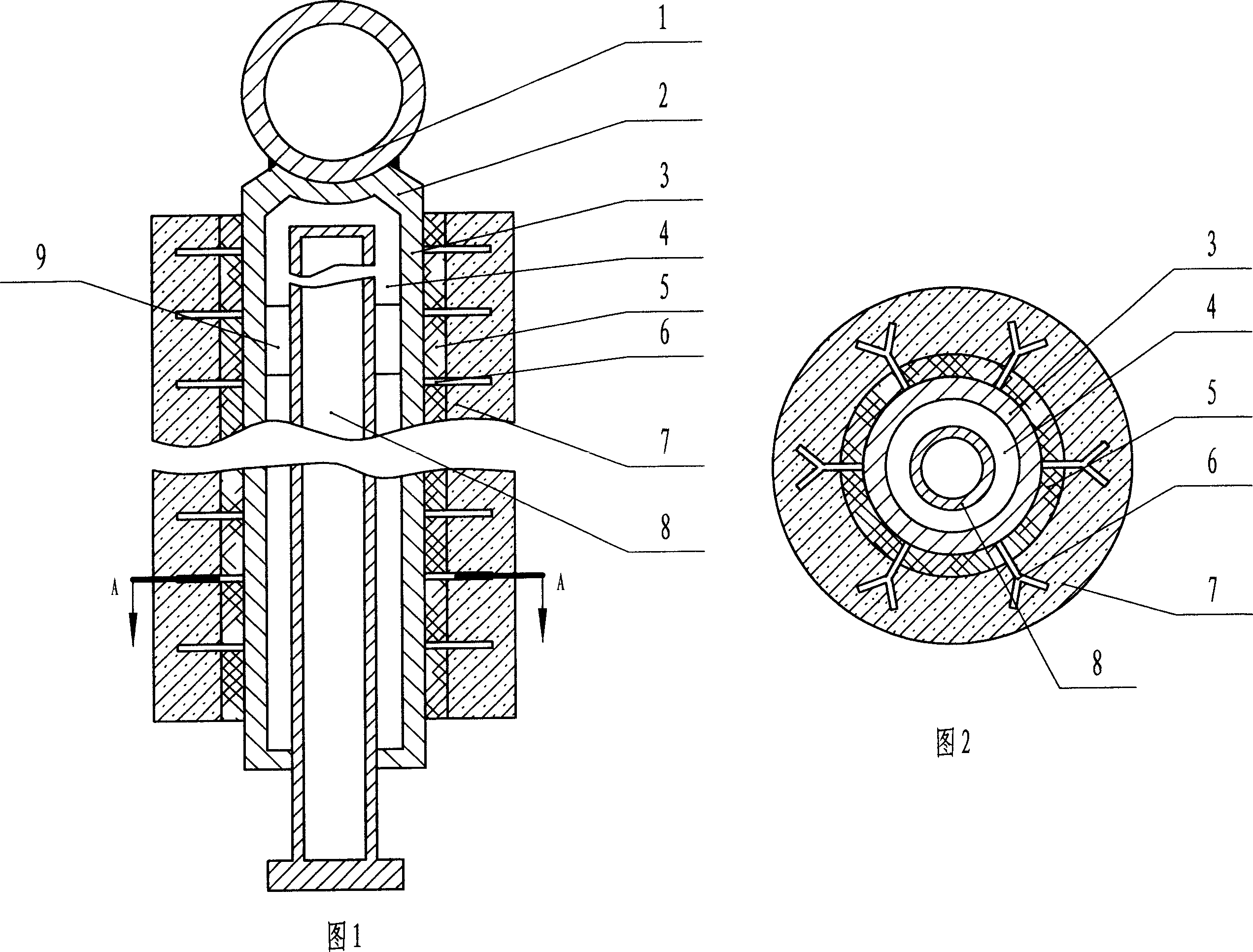 Walking beam changing method of step-by-steep heating furnace